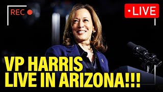 LIVE VP Harris PACKED Rally in Arizona with Special Guests [upl. by Sorcim172]