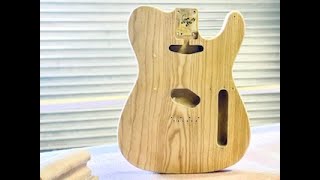 097 リフィニッシュの全工程をお見せします 後編（Fender  Telecaster 1976） [upl. by Ahsinaw]