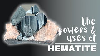 Hematite Spiritual Meaning Powers And Uses [upl. by Yrmac49]