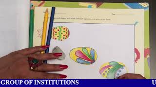 Online Lecture 2 Class 4 CAC Two Oval Shapes and Make Different Patterns [upl. by Romonda]