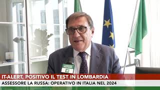 ITALERT positivo il test in Lombardia [upl. by Tybalt]