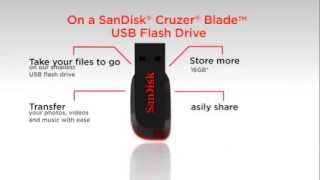 Pendrive Sandisk Cruzer Blade Official Sandisk Argentina [upl. by Arhna768]