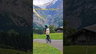 switzerland grindelwald mountains bike bikeride green swiss bollywood adventure dream new [upl. by Killian327]