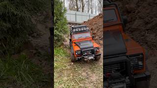 Defender 110🍁 rctrophy trophy offroad rccar rc rcmodel rchobby traxxas axial 4x4 rctruck [upl. by Elocan]