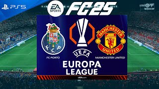 FC 25 Porto vs Manchester United  Europa League 202425  PS5 [upl. by Ratcliffe536]