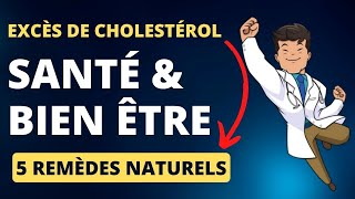 📌 5 REMÈDES naturels pour réduire l’excès de cholestérol │ Remède de grand mère [upl. by Avron748]