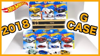 Unboxing Hot Wheels 2018 G Case 72 Car Assortment [upl. by Seaver]