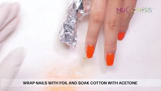 How To Remove NuGenesis Nails Dipping Powder [upl. by Analrahc]