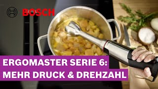 Der leistungsstarke ErgoMaster Serie 6 Stabmixer – Mehr Druck mehr Drehzahl Dauerhaft [upl. by Vivia]