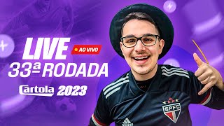 LIVE DICAS 33 RODADA  CARTOLA FC 2023  A MAIS EQUILIBRADA DO ANO [upl. by Obed]