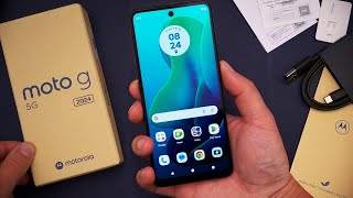 Motorola Moto G 5G 2024 Unboxing HandsOn amp First Impressions [upl. by Conrado]