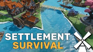 Settlement Survival Review  A Humble Colony Survival Citybuilding Game [upl. by Market]