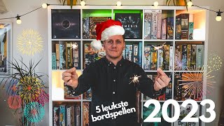 Mijn Top 5 leukste bordspellen uit 2023 [upl. by Ateuqal]