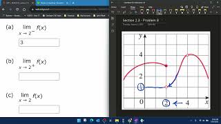 Calculus 1  HW1 Question 22004  WebAssign [upl. by Ymassej]