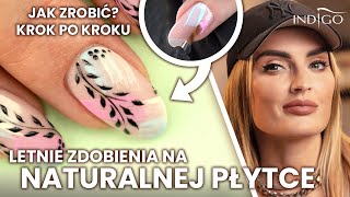 Hybrydowe zdobienia paznokci na naturalnej płytce pastelowe paznokcie krok po kroku  Indigo Nails [upl. by Eednar609]