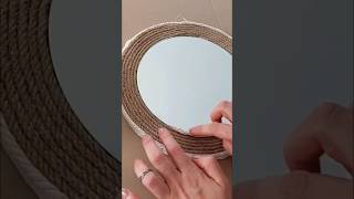 Jüt halattan ayna yapımının detaylı videosu bu akşam kanalda 📣 juteropecraft diy decoration [upl. by Giordano542]