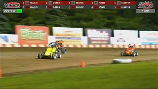 HIGHLIGHTS  Badger Midget AMain  Angell Park Speedway  6224 [upl. by Yauq]