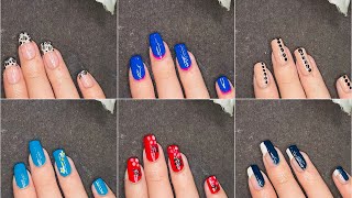 5 Summer Nail Art Compilation  Easy and Simple Nail Art Designs nails nailart youtube shorts [upl. by Anayek]