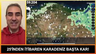 25inden İtibaren Karadeniz Başta Kar  Canlı Yayın 20248 [upl. by Attikin]