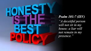 Honesty Is The Best Policy Daily Devotional [upl. by Neerhtak400]