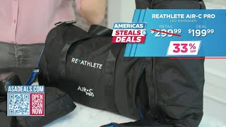 Americas Steals and Deals  REATHLETE AIRC PRO Leg Massager [upl. by Gilmore]