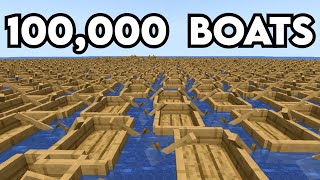 Lagging a PayToWin Minecraft Server With 100000 Boats [upl. by Greenleaf745]