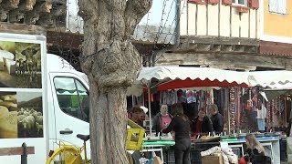 Le marché du lundi à Mirepoix [upl. by Aguste274]