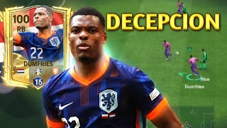 DUMFRIES 98 NO ES LO QUE ESPERABA Review FC Mobile 24 [upl. by Odirfliw]