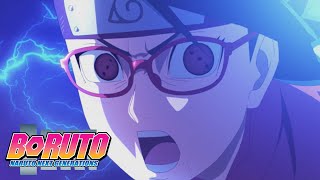 Sarada vs ChoCho  Boruto Naruto Next Generations [upl. by Bertrand386]