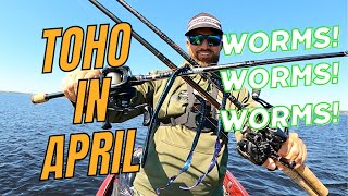 Lake Toho Fishing Report  Top Bait Picks for April [upl. by Lallage]