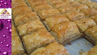 El Açması Bütün Püf Noktalarıyla Baklava Yapımı Pratik Yemek Tarifleri [upl. by Nauquf366]