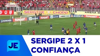 Sergipe vence de virada o clássico maior contra o Confiança  JE [upl. by Bushore]