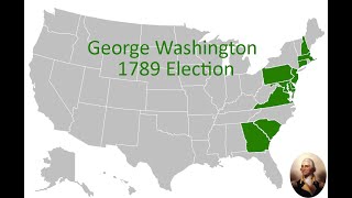 1789 US Election Map [upl. by Atiragram568]