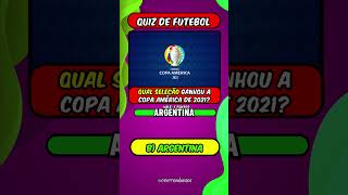 TESTE SEU CONHECIMENTO DE FUTEBOL  QUIZ DE FUTEBOL 30 quiz shorts [upl. by Nnylyrehc]