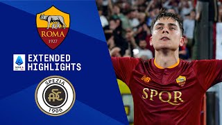 Roma vs Spezia  Extended Highlights  Serie A  CBS Sports Golazo [upl. by Alick836]