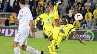 Beitar Jerusalem  Bnei Yehuda 21  Bangora score his second goal in the game 021113 [upl. by Varipapa620]