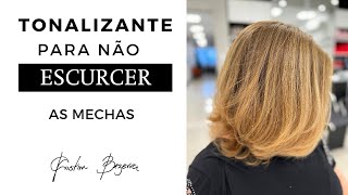 O Tonalizante Perfeito Para Não Escurecer As Mechas No Dia Do Retoque Da Raiz [upl. by Eyks]