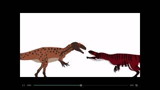 torvosaurus vs saurophaganax read description [upl. by Yraillih]