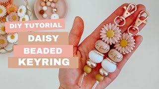 How to make A beaded keychain￼ [upl. by Cotterell]