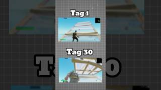 Tag 1 VS Tag 30 auf Tastatur in Fortnite⌨️ fortnite shorts [upl. by Anahoj]