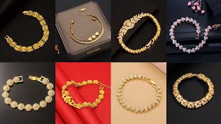 2024 Trending Most Beautiful Gold amp Gemstone Bracelet Design Ideas goldjewellry trending bracelet [upl. by Puri]