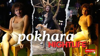 Exploring Nepals Vibrant Nightlife  pokhara nightlife in nepal  pewa lakeside pokhara  nepal [upl. by Llemor]