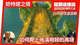 【薩爾達傳說 曠野之息】哈特諾之塔：如何爬上佈滿荊棘的高塔2018 中文版 [upl. by Mariquilla]