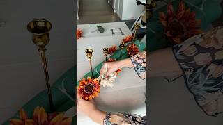 Trying the viral pool noodle centerpiece Fall home decor DIY [upl. by Enrobialc123]