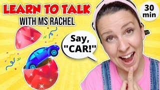 Learning with Ms Rachel  Learn Words and Colors for Toddlers  Educational Kids Videos  Animals [upl. by Roobbie494]