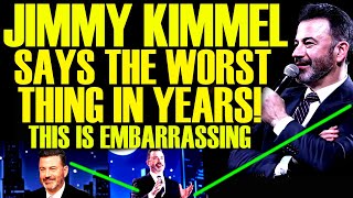 JIMMY KIMMEL LOSES IT AFTER FACING MAJOR BACKLASH amp SAYS THE WORST THING IN YEARS A TOTAL DISASTER [upl. by Elohc594]