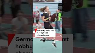 Germany holds first hobby horse championship [upl. by Akimahc532]