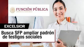 Convocatoria para ampliar el padrón de Testigos Sociales y combatir la corrupción [upl. by Saravat358]