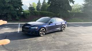 My very own 2024 Audi A5 SLine 45 TFSI premium plus with black optics package [upl. by Lurleen333]