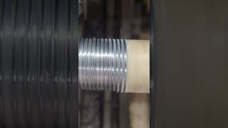 Thread machine Pipe threading engineering shortsfeed shorts [upl. by Abbotson]